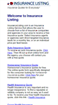 Mobile Screenshot of insurancelisting.com